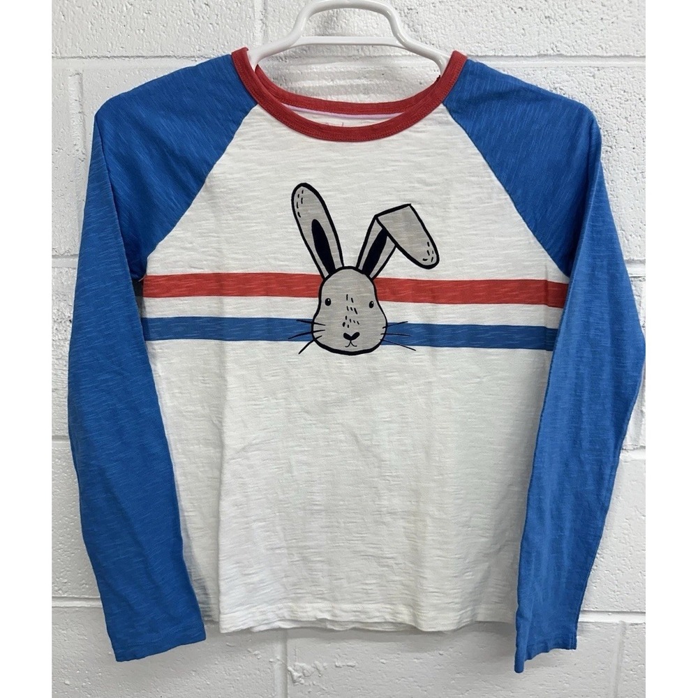 Boden Teen Kids 3/4 Sleeve Baseball Tee Lightweight Rabbit Shirt / Size 15-16 Y